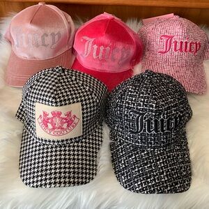 BNWT JUICY Couture Caps😍💗🖤price is EACH